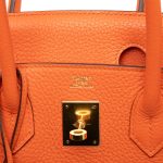 Hermès Birkin 30 Clemence Orange GHW