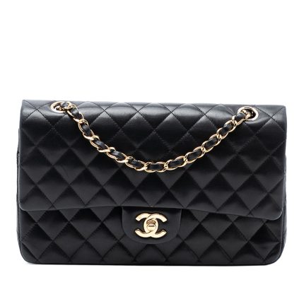 Chanel Classica Media Ghw 24K
