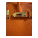 Hermès Birkin 30 Epsom Ghw Orange