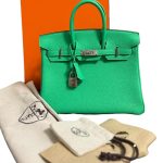 Hermès Birkin 25 Togo Vert Comics Phw