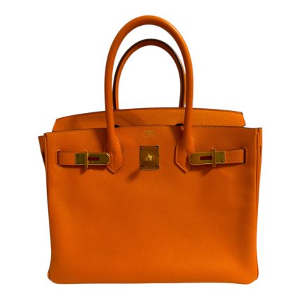 Hermès Birkin 30 Epsom Ghw Orange