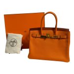 Hermès Birkin 30 Epsom Ghw Orange