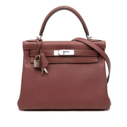 Hermès Kelly 28 Togo Rouge H PHW