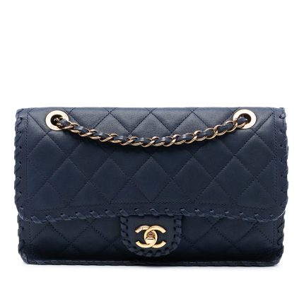 Chanel media Happy Stitch Blu Iridescente