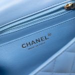 Chanel Mini Square Classic Baby Blue