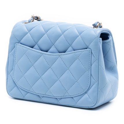 Chanel Mini Square Classic Baby Blue