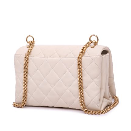 Chanel Pearl CC accordion Flap