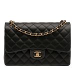 Chanel 11.12 Jumbo Nero Agnello