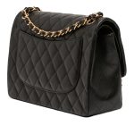 Chanel 11.12 Jumbo Nero Agnello