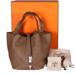 Hermès Picotin Lock 22 Etoupe PHW