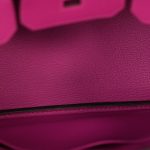 Hermès Birkin 30 Togo Rose Pourpre Phw interno
