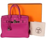 Hermès Birkin 30 Togo Rose Pourpre Phw