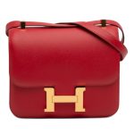 Hermès Constance 24 Epsom Rouge Casaque GHW