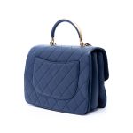 Chanel CC Quilted Metal Top Handle Envelope Flap