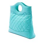 Chanel 31 Mini Shopping Bag Shiny Tiffany Blue